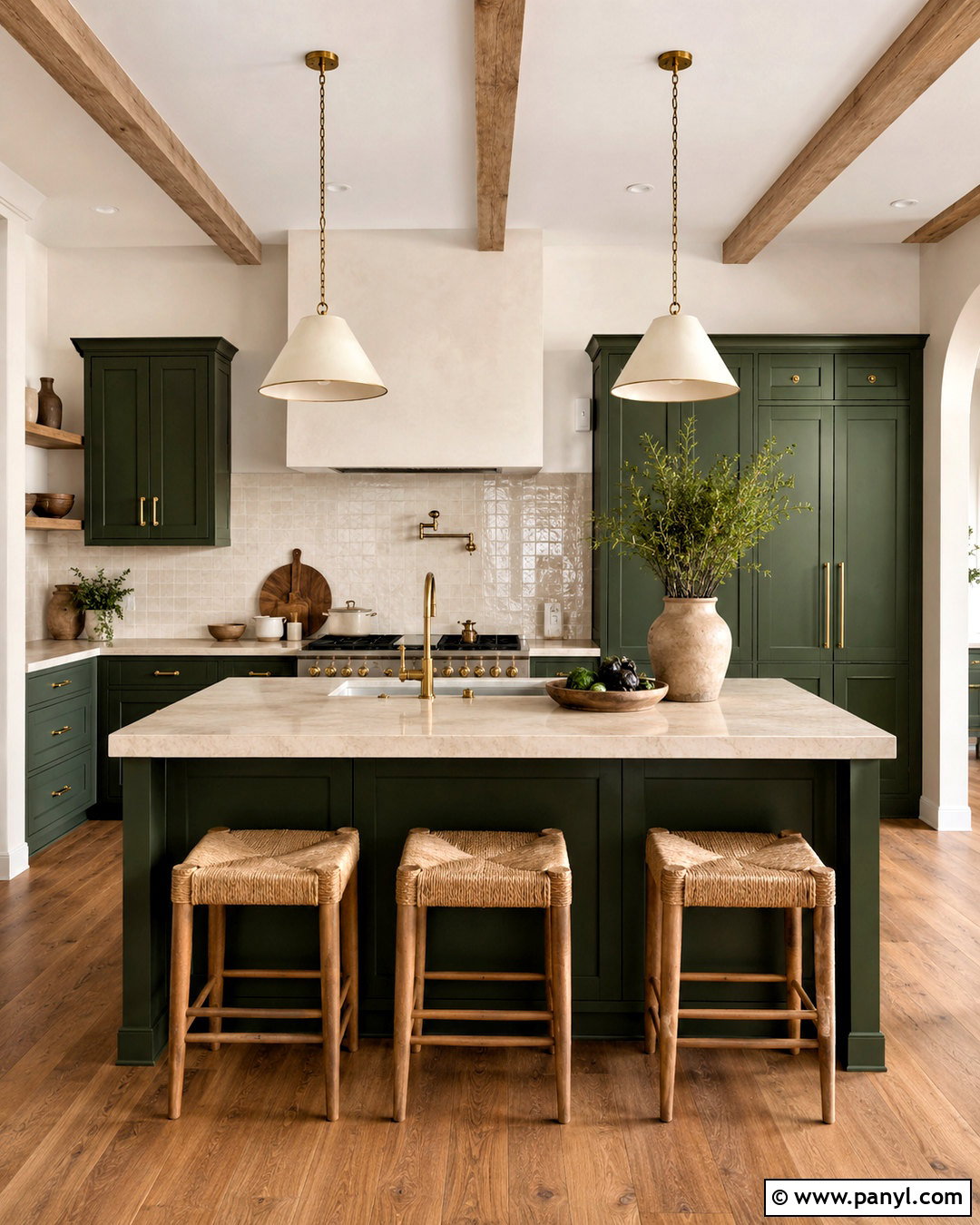 Lemon Leaves Kitchen Cabinets - 20 magnolia green paint colors