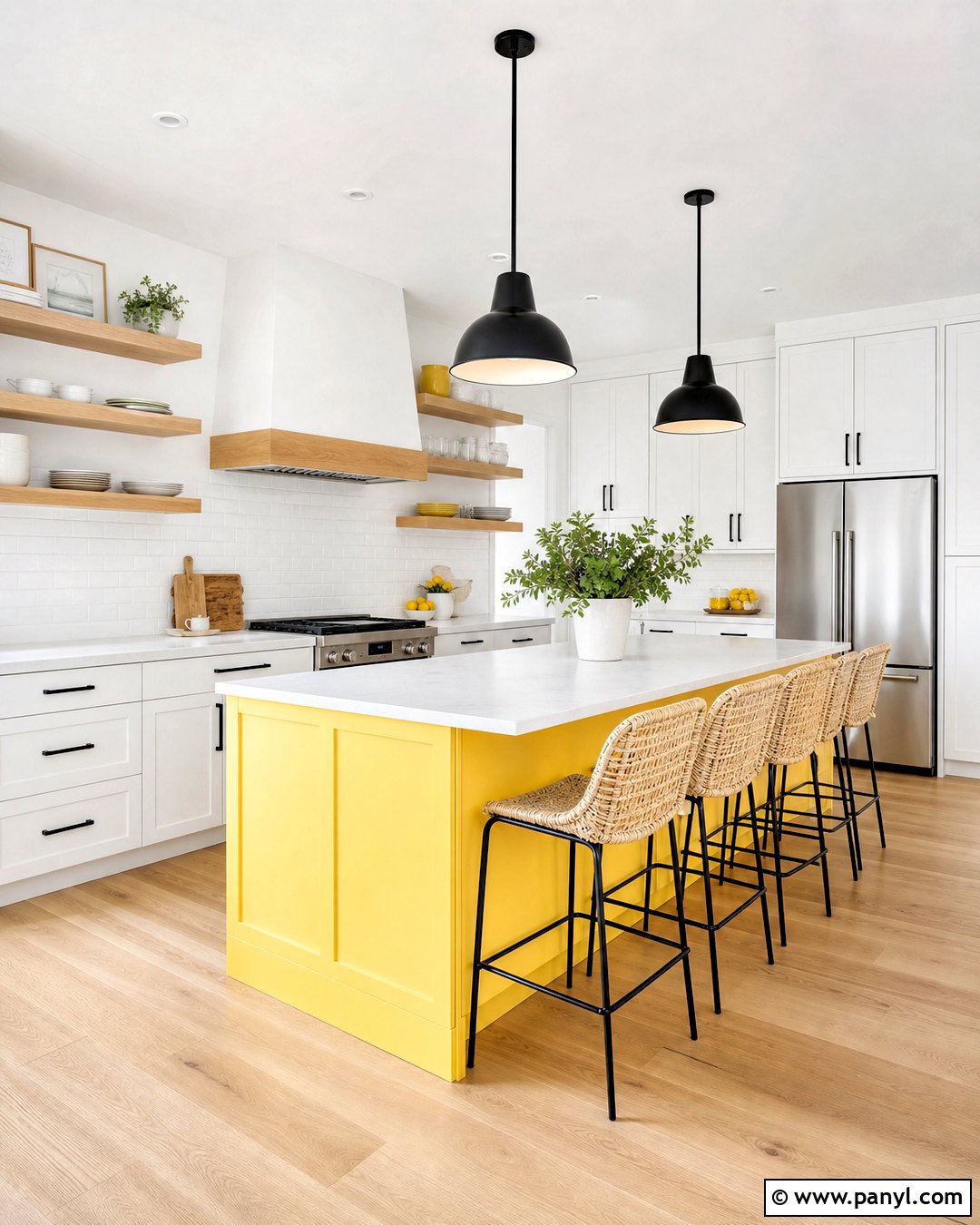 Lemon Yellow Kitchen - 20 yellow room inspo ideas