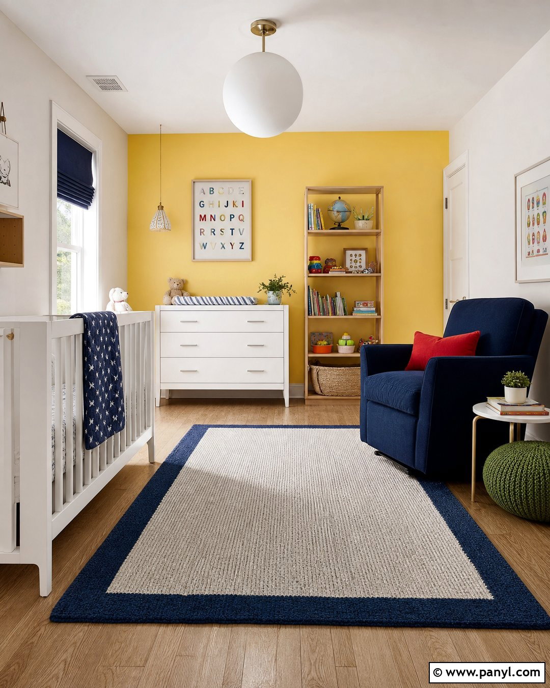 Lemon Yellow Nursery Walls - 30 Yellow Nursery Walls