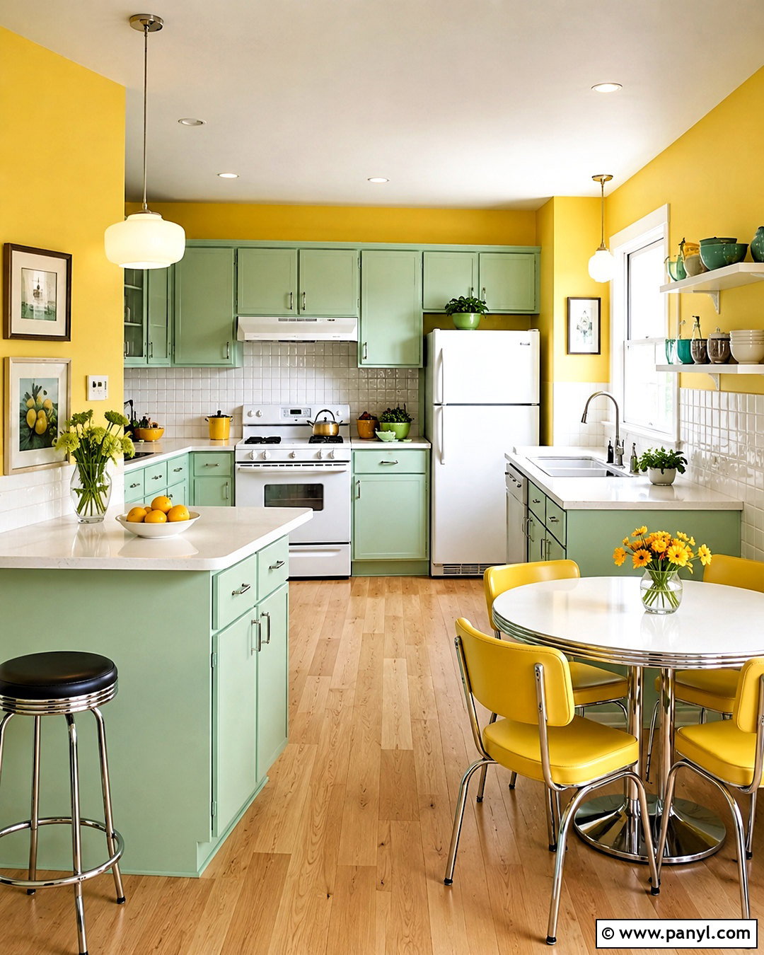 20 Yellow Wall Green Cabinets: Fresh Pairings for Chic Kitchens