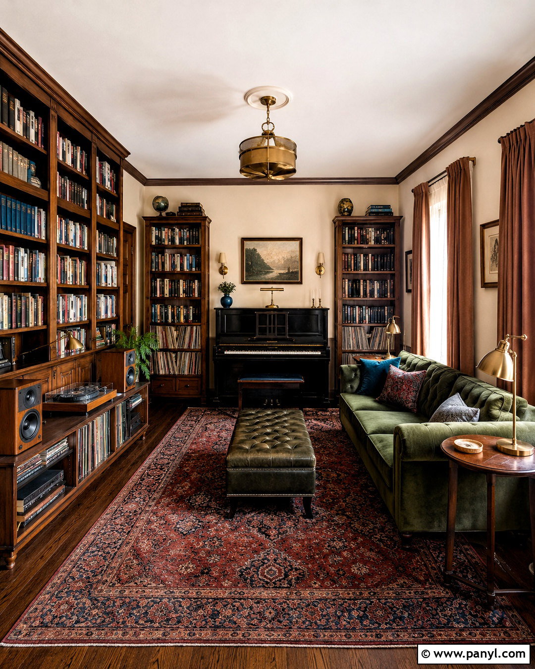 Library Music Room - 20 cozy music room ideas