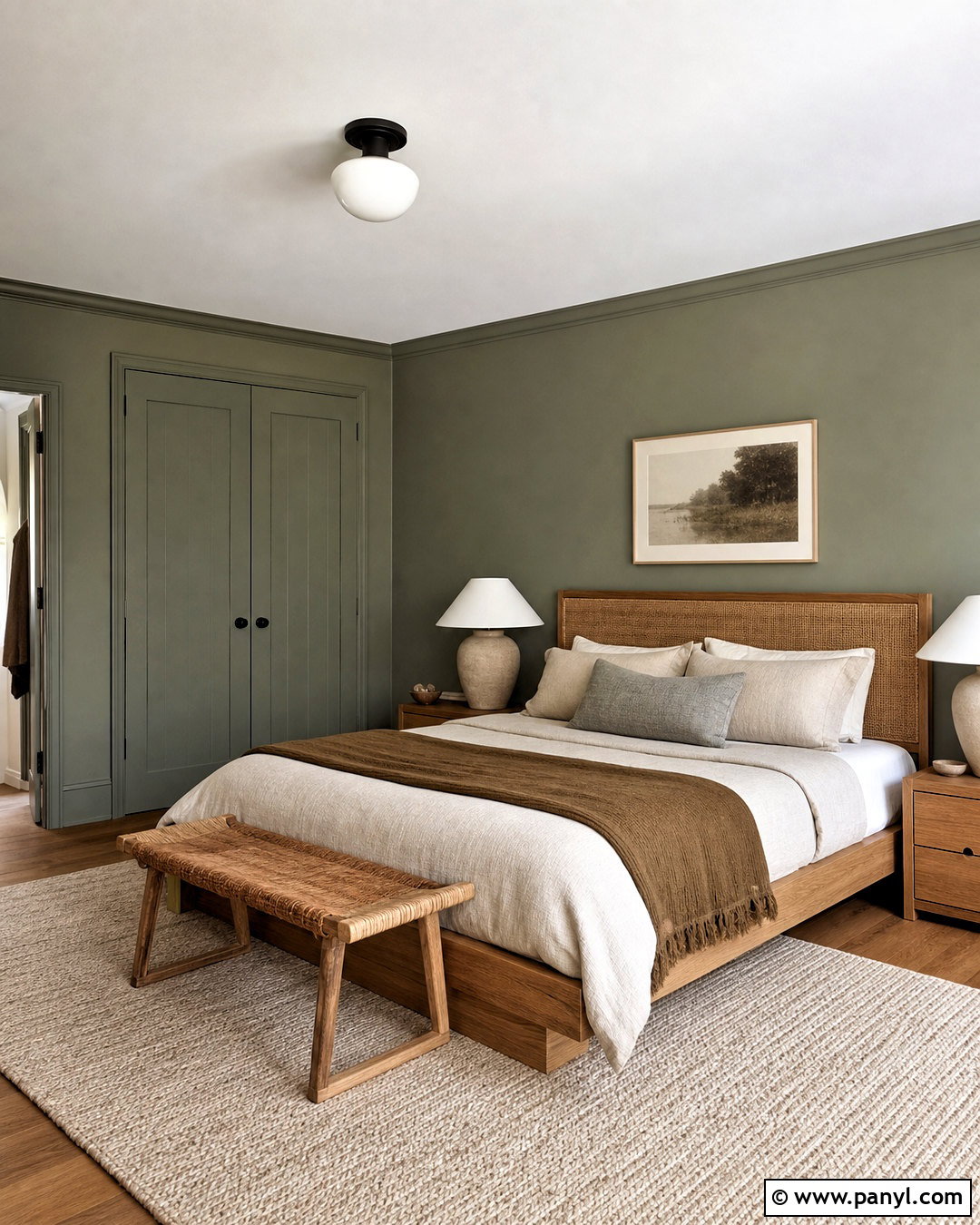 Lichen Green Bedroom - 20 green bedroom paint colors