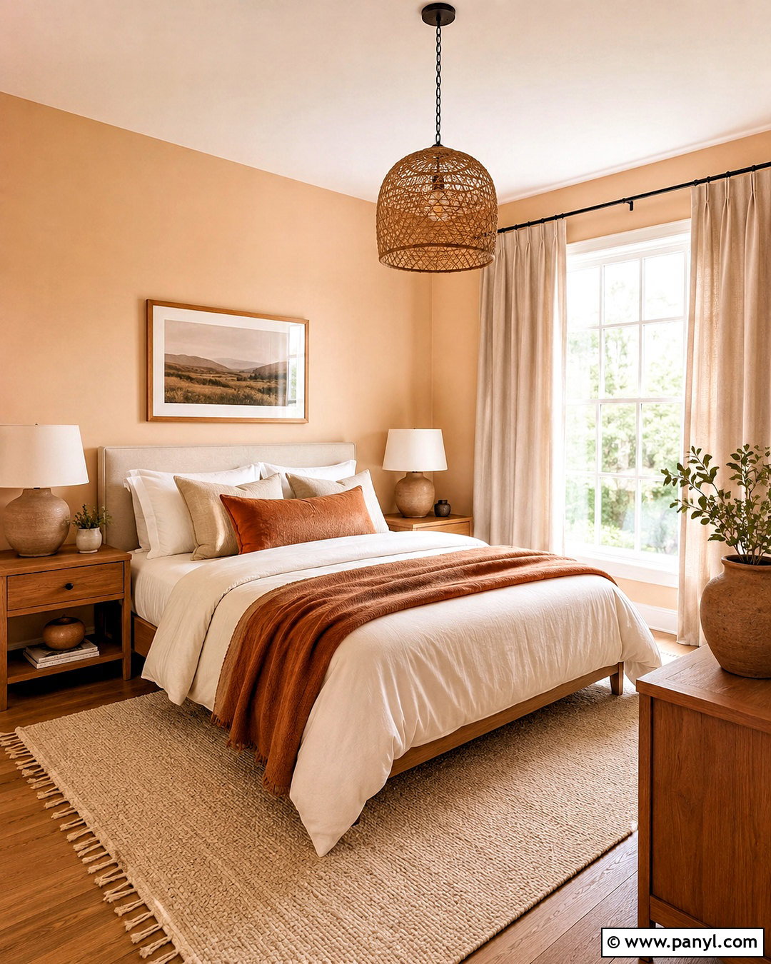 Light Apricot Orange Bedroom - 20 light orange bedroom ideas