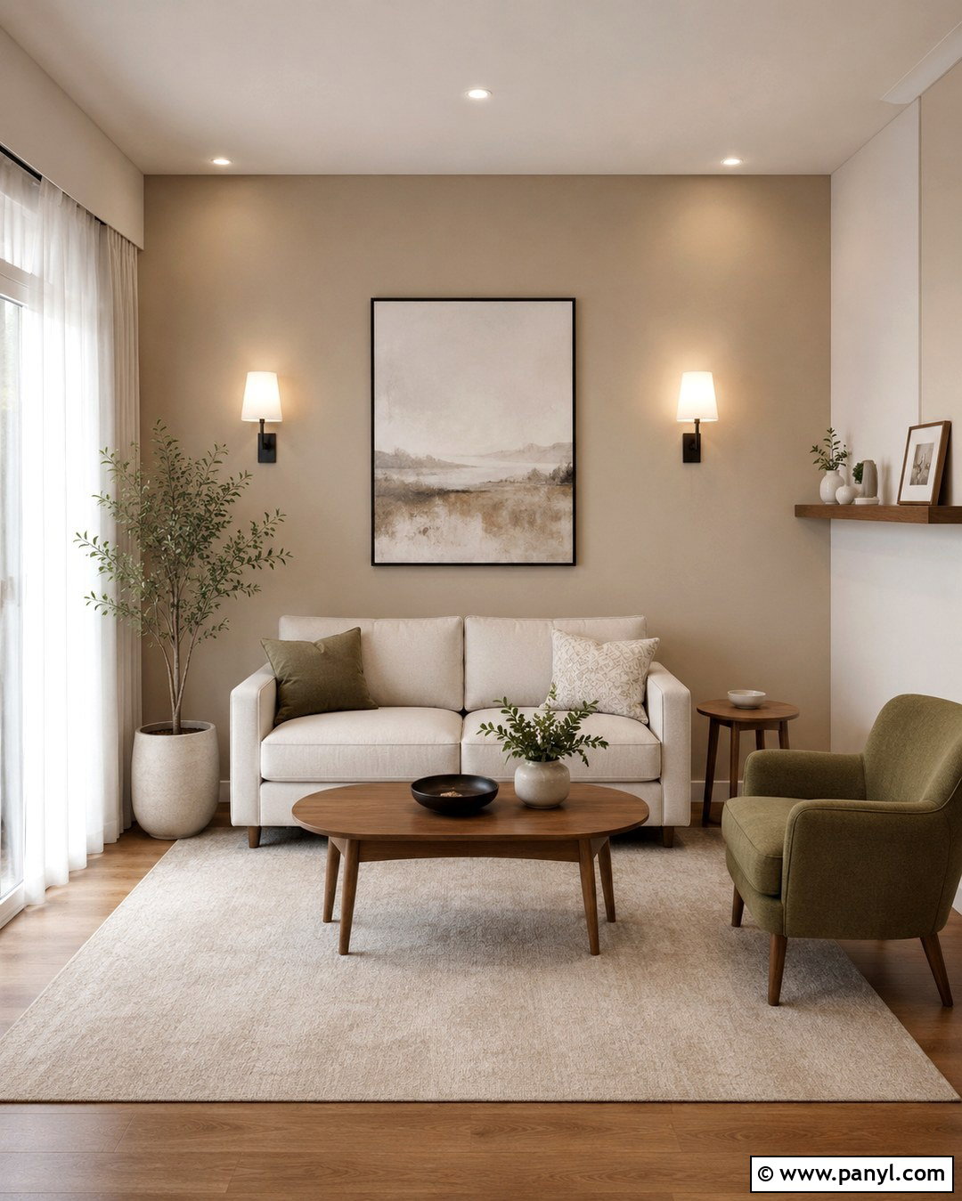 Light Beige Feature Wall Small Living Room - 20 Beige Feature Wall Living Rooms
