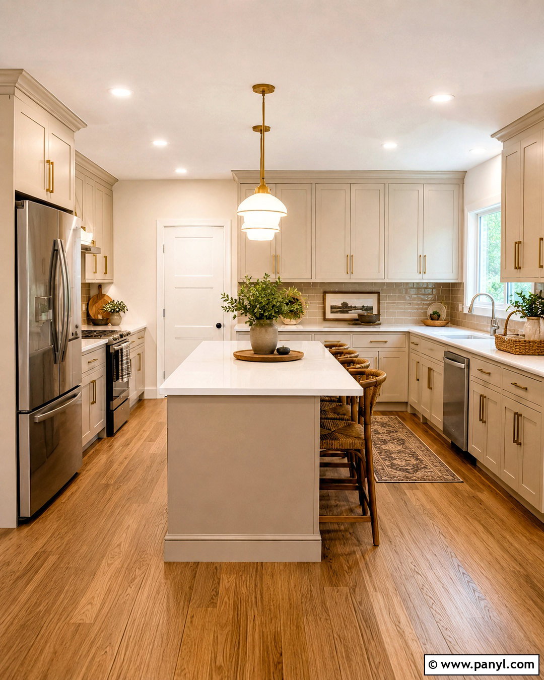 Light Beige Kitchen Cabinets - 20 neutral kitchen cabinet colors
