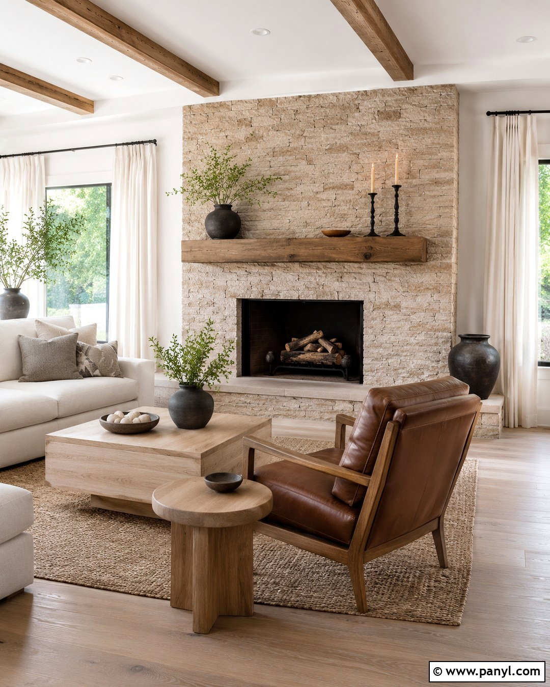 Light Beige Stone Fireplace Accent Wall - 20 Stone Fireplace Accent Wall Paint Colors