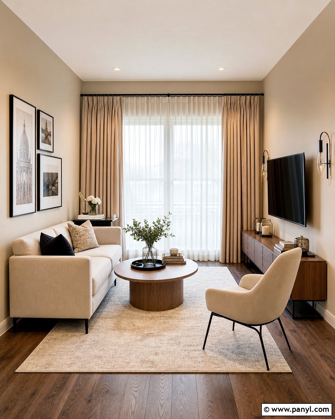 Light Beige Walls For A Small Living Room - 35 Beige Wall Colour Ideas