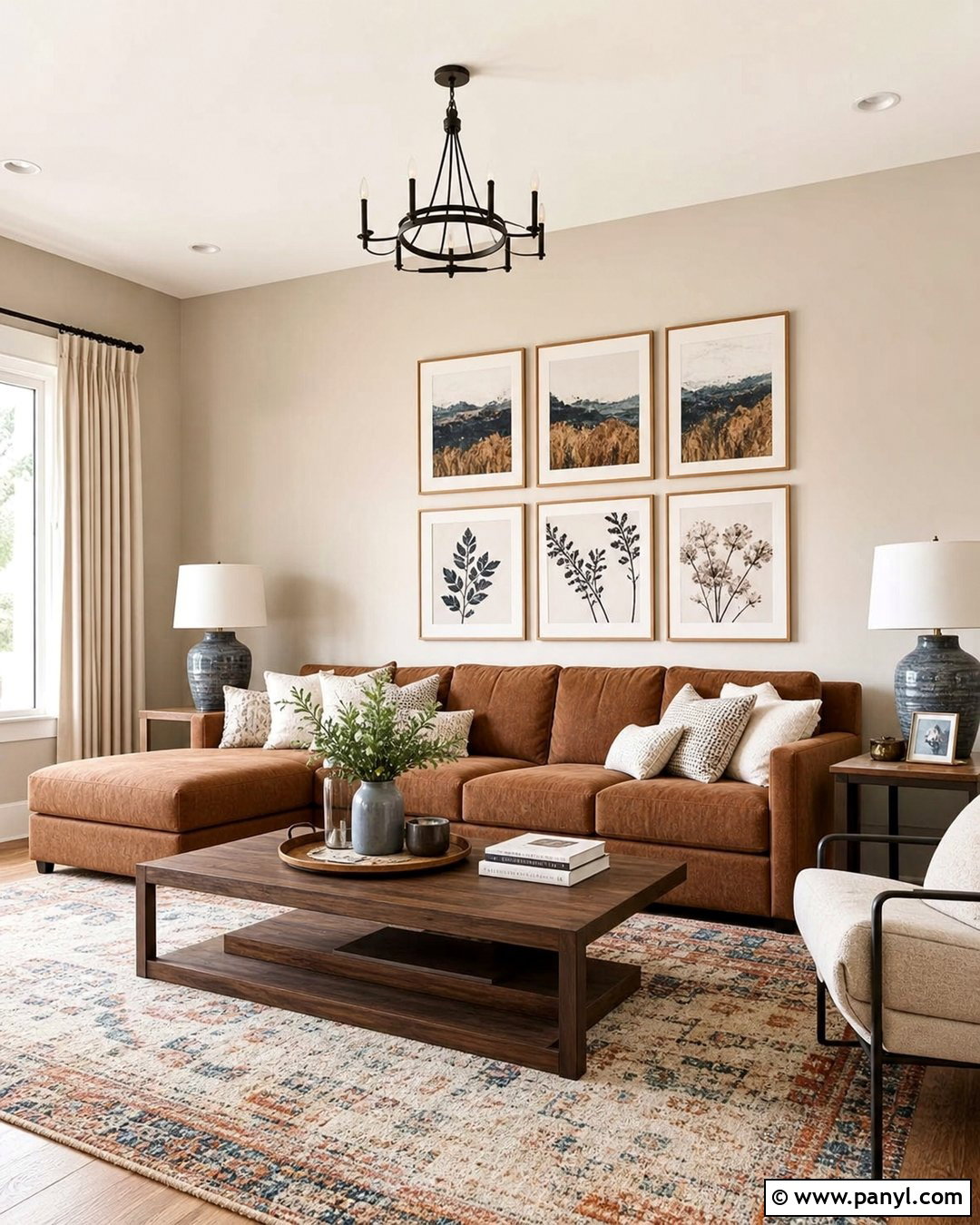 Light Beige Walls With Brown Couch - 20 Best Wall Color For Brown Couch Ideas