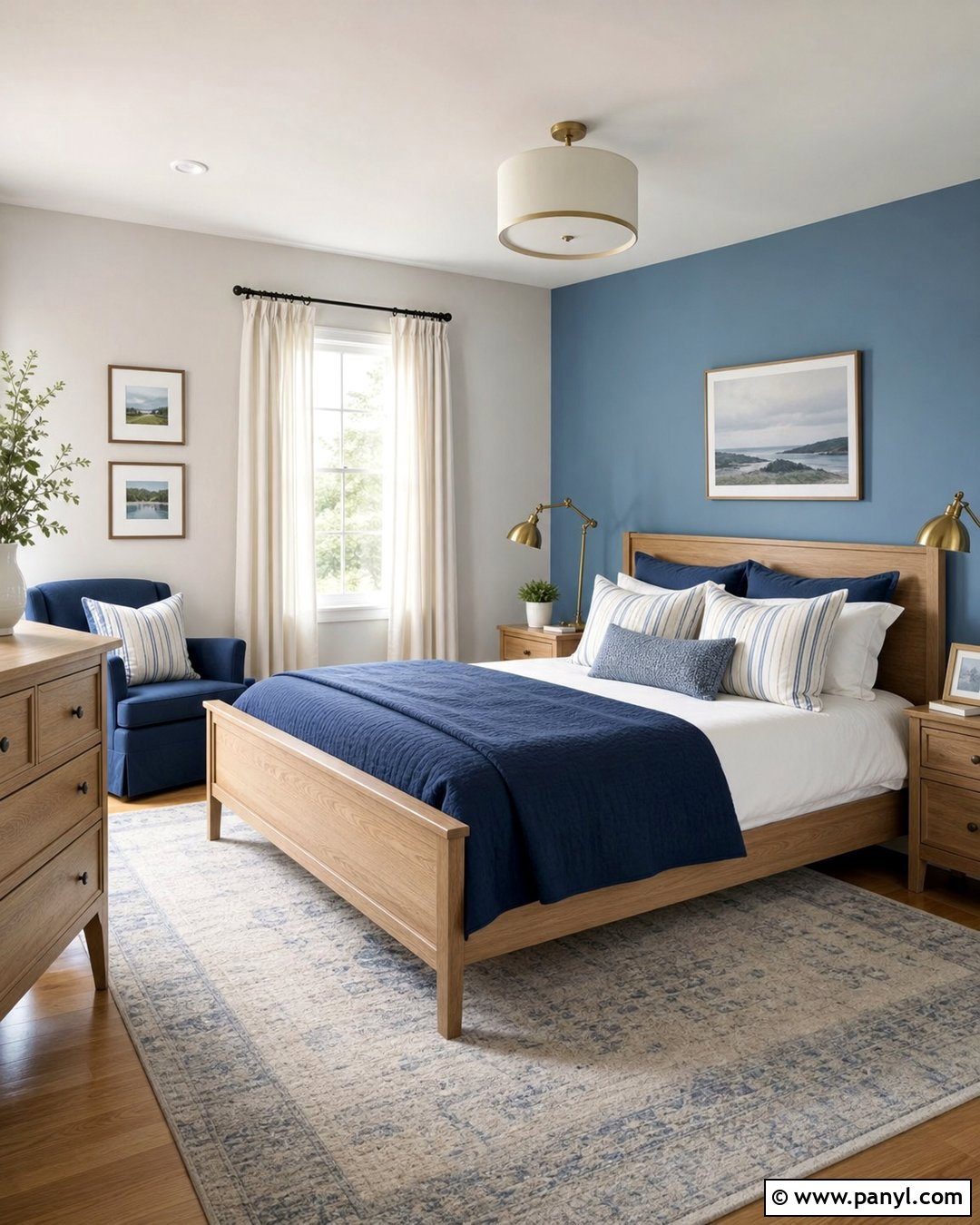 Light Blue Accent Wall - 35 light blue wall paint ideas