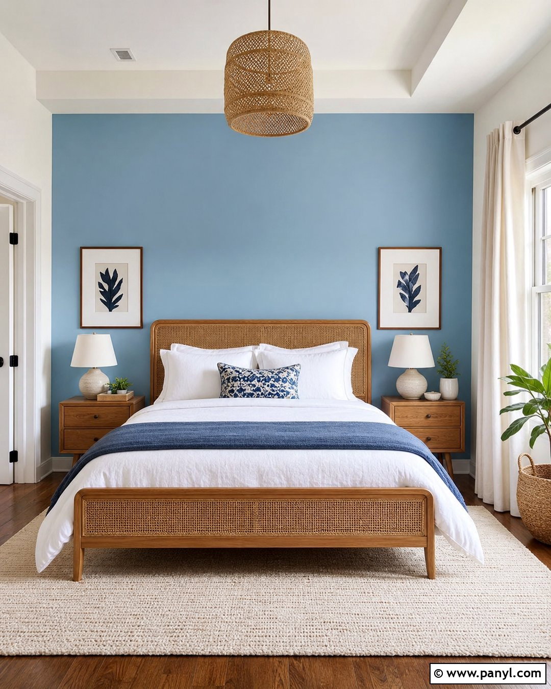 Light Blue Accent Wall Bedroom - 35 Light Blue Wall Color Ideas