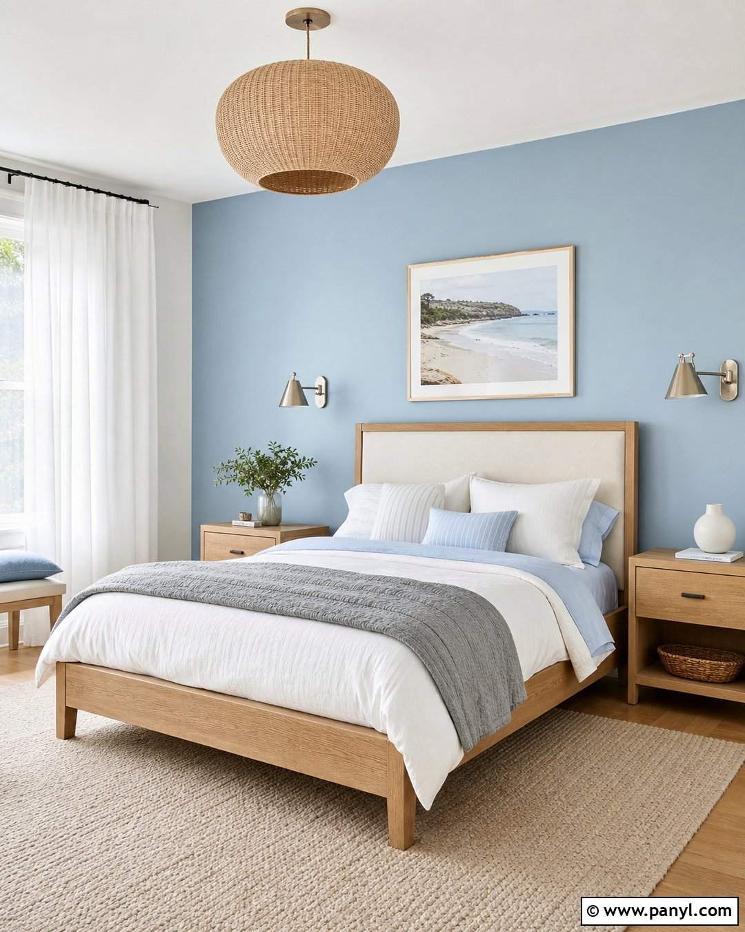 Light Blue Accent Wall - 25 Light Accent Wall Ideas