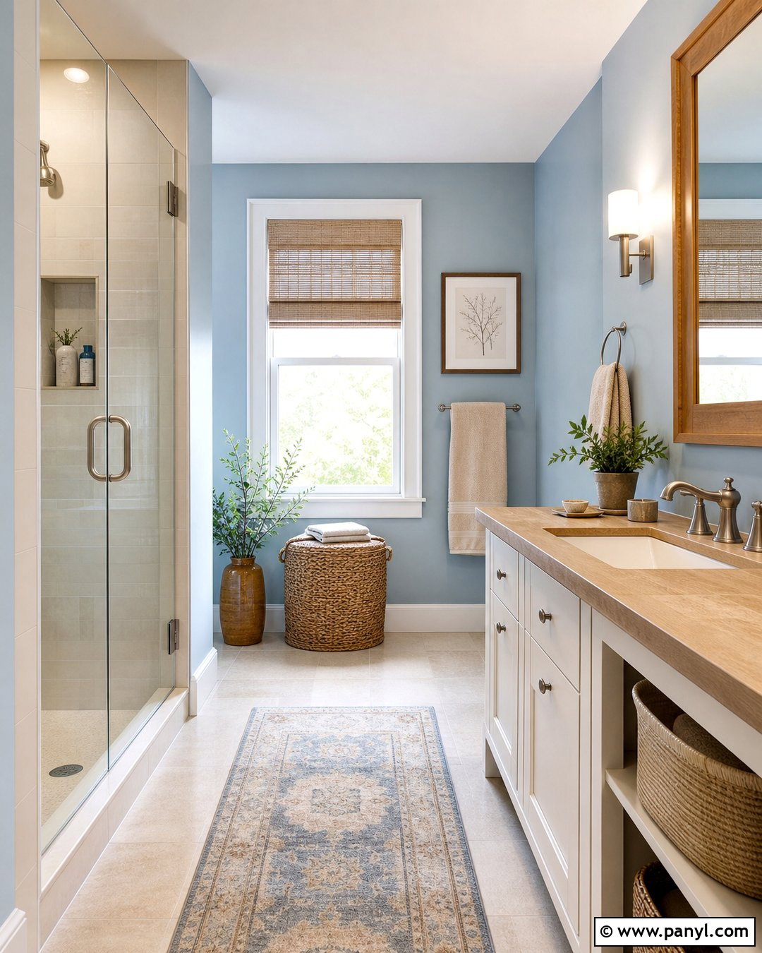 Light Blue And Beige Bathroom - 20 Light Blue Color For Bathroom Ideas