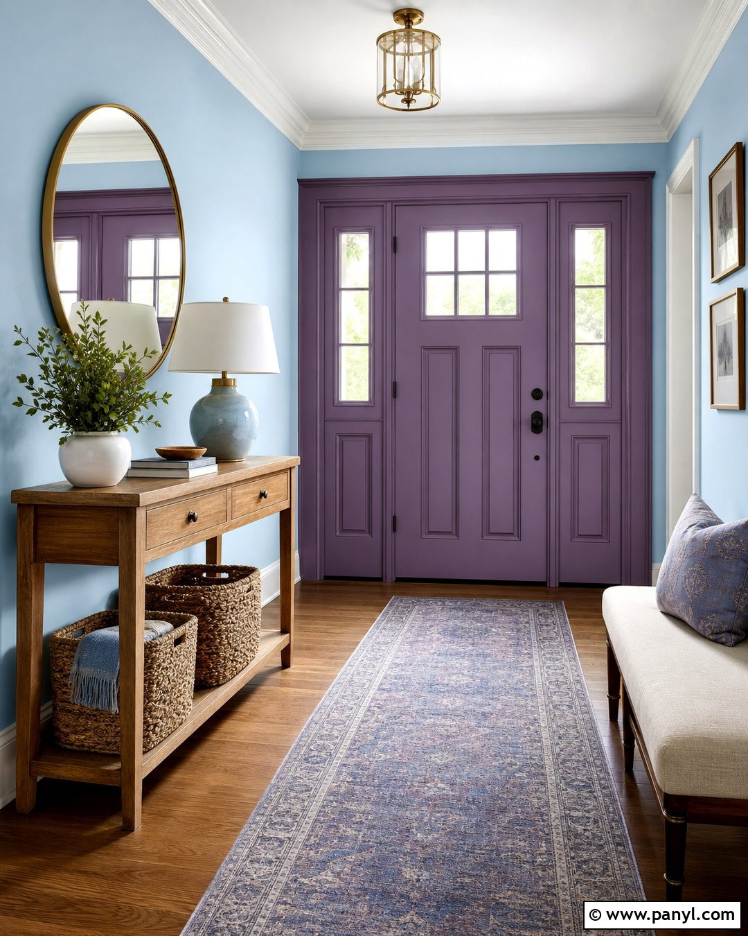 Light Blue And Purple Entryway Walls - 20 Light Blue And Purple Walls