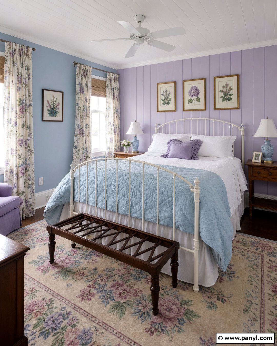 Light Blue And Purple Guest Room Walls - 20 Light Blue And Purple Walls