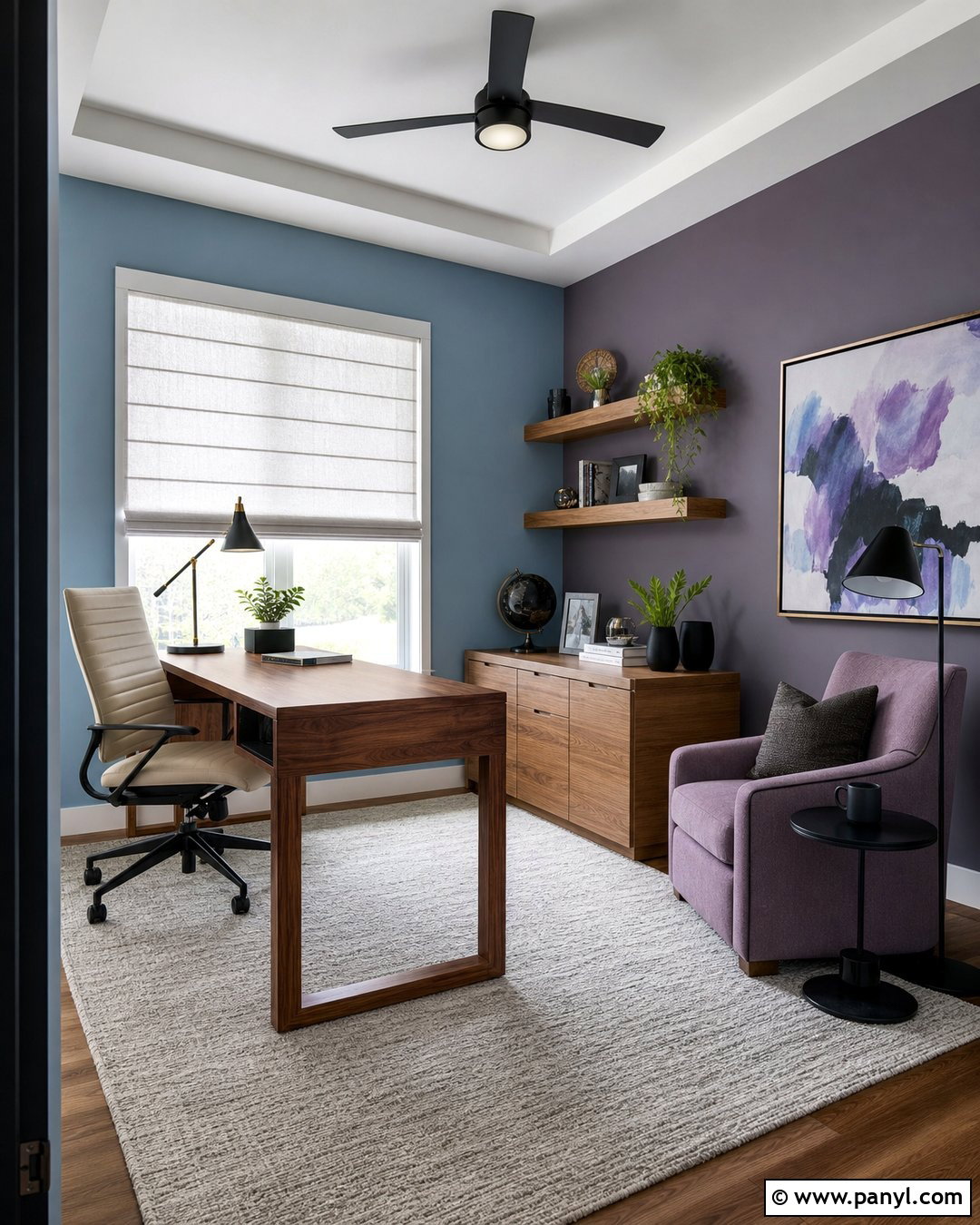 Light Blue And Purple Home Office Walls - 20 Light Blue And Purple Walls