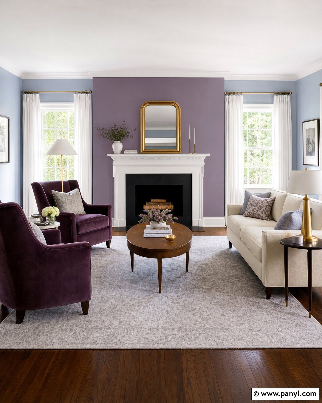 Light Blue And Purple Living Room Walls - 20 Light Blue And Purple Walls