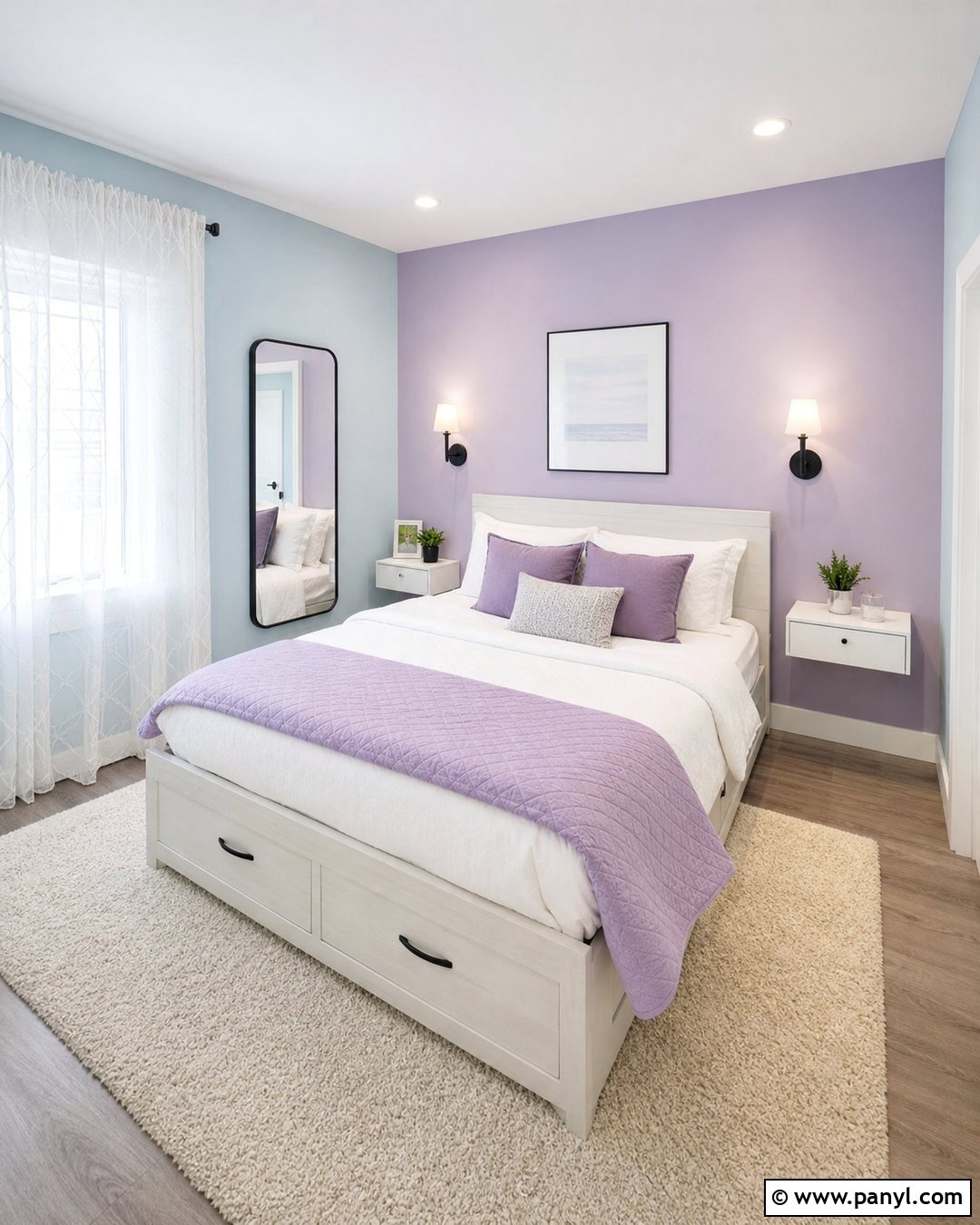 Light Blue And Purple Small Bedroom Walls - 20 Light Blue And Purple Walls