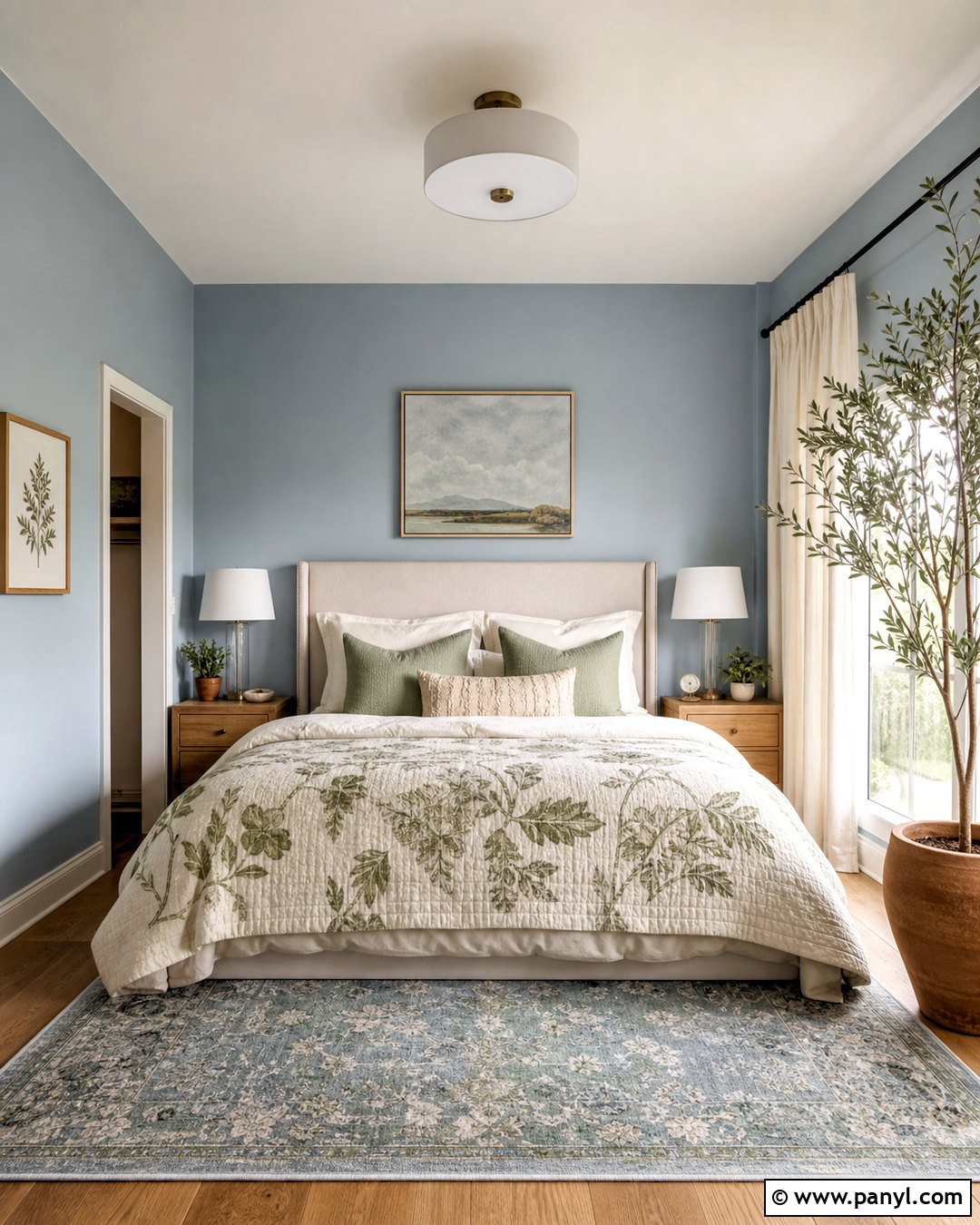 Light Blue And Sage Green Bedroom - 20 light blue wall bedroom ideas