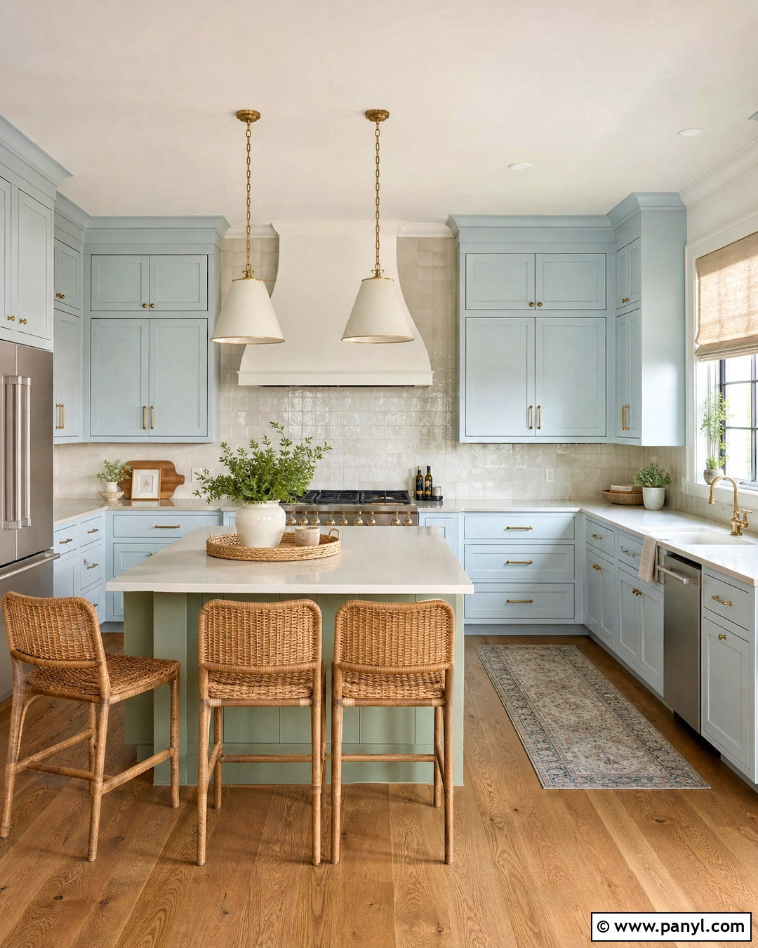 Light Blue And Sage Green Kitchen - 20 light blue kitchen ideas