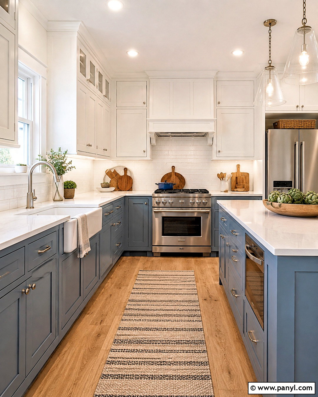 Light Blue And White Shaker Kitchen - 20 light blue and white kitchen ideas