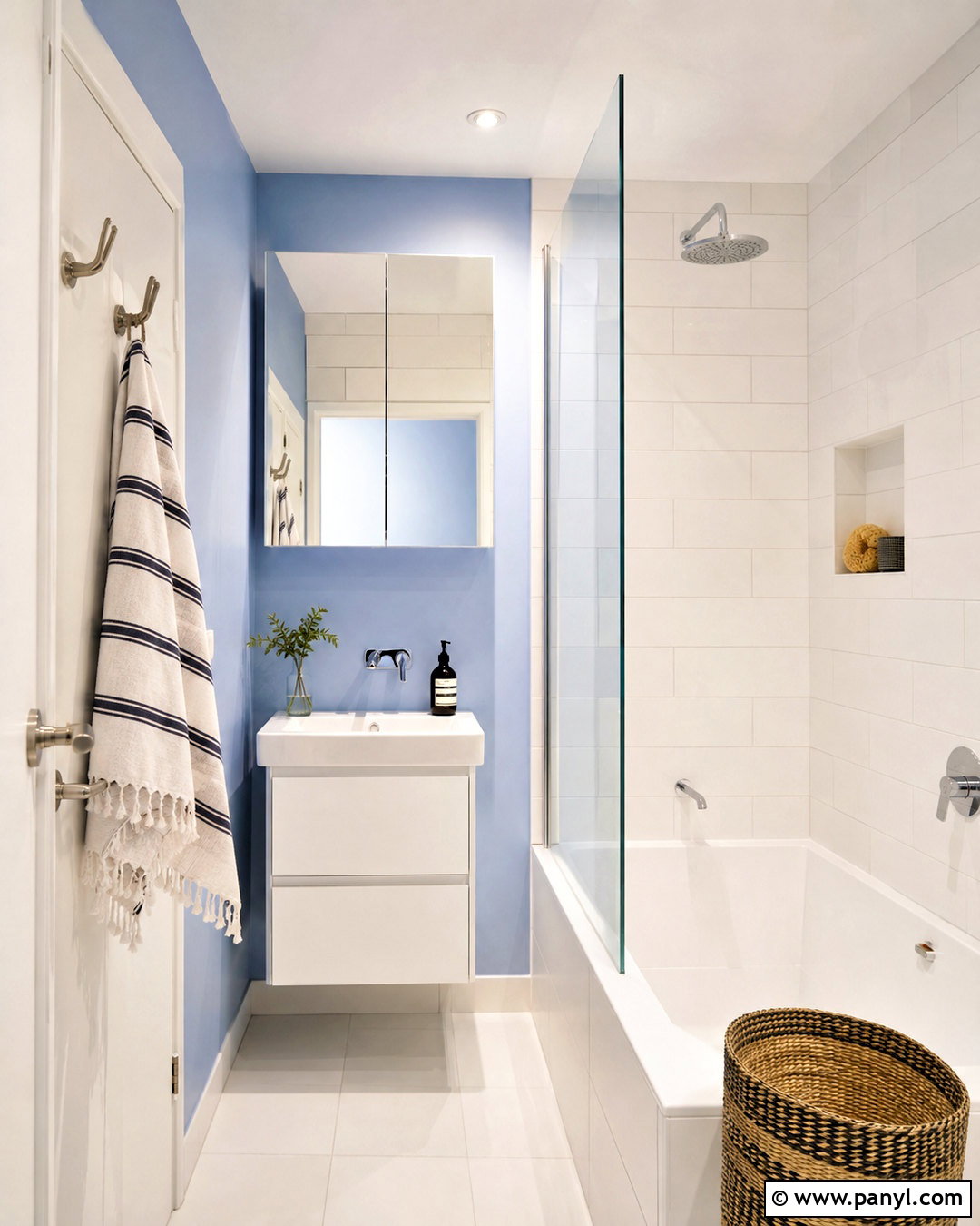 Light Blue And White Small Bathroom - 20 light blue and white bathroom ideas