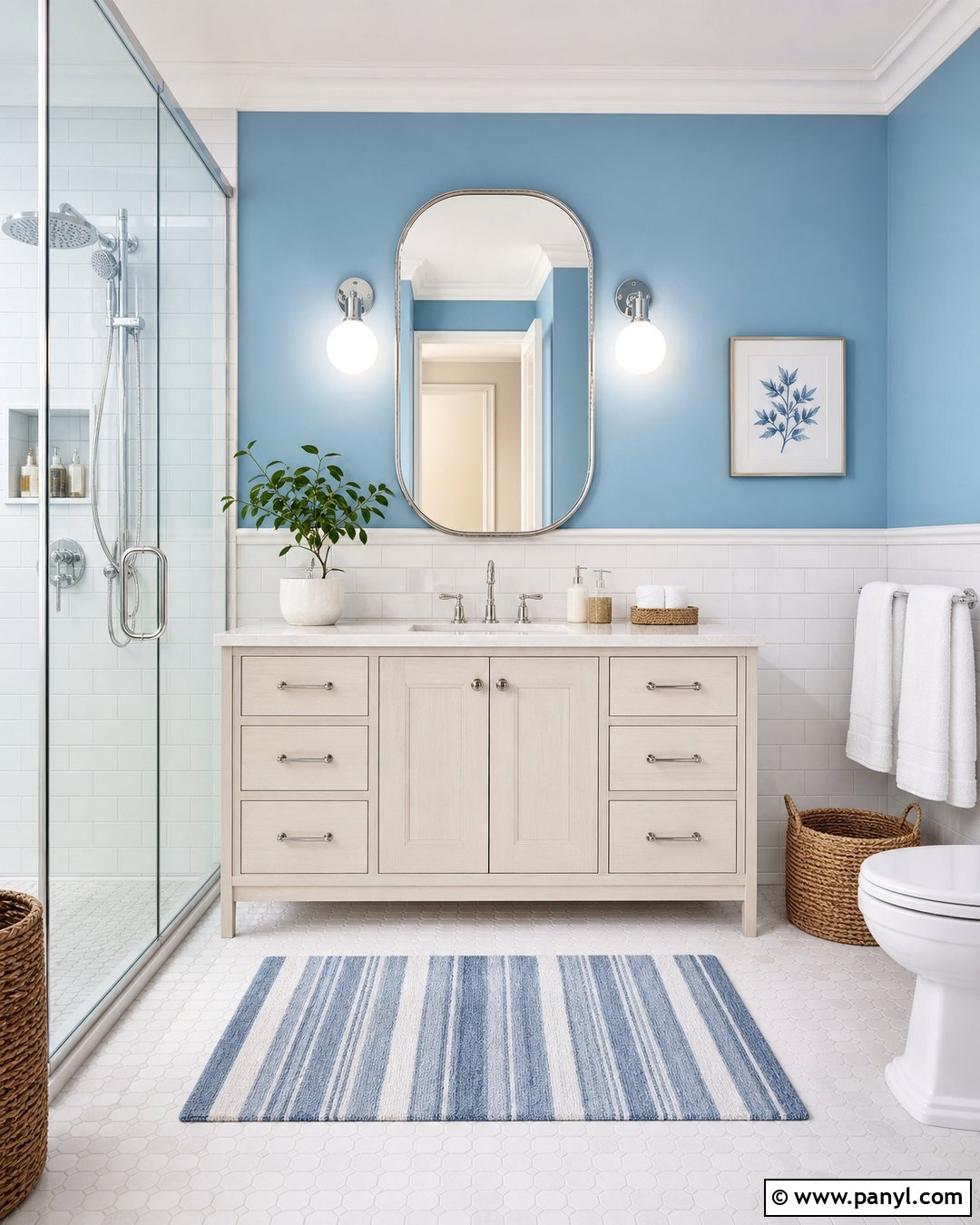 Light Blue Bathroom Walls - 35 light blue wall paint ideas