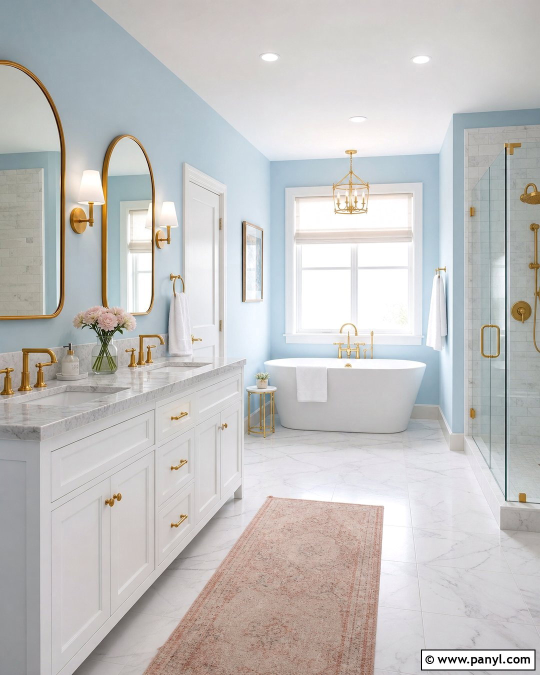 35 Light Blue Bathroom Walls for a Spa-Like 2026 Refresh