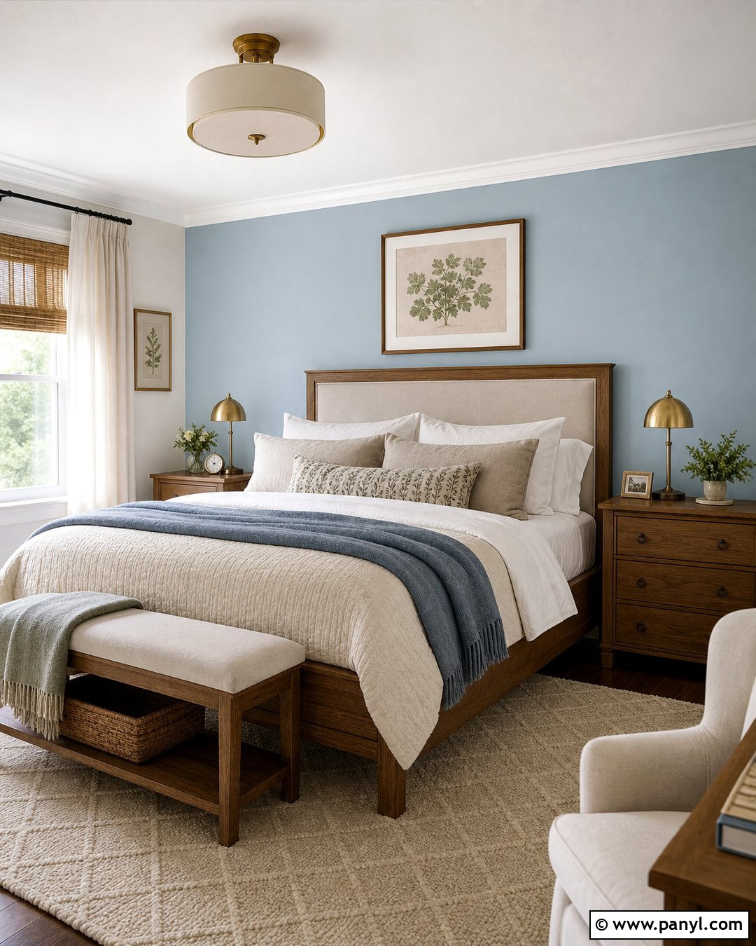 Light Blue Bedroom Accent Wall - 35 light blue accent wall ideas