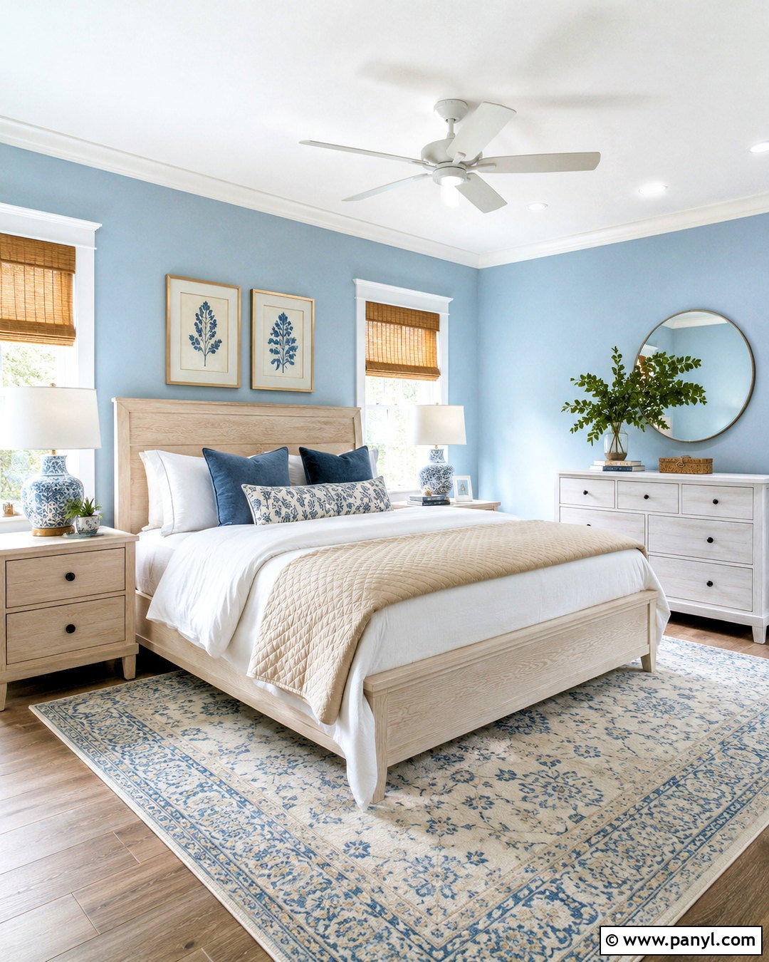 Light Blue Bedroom Walls - 20 blue wall room ideas bedrooms