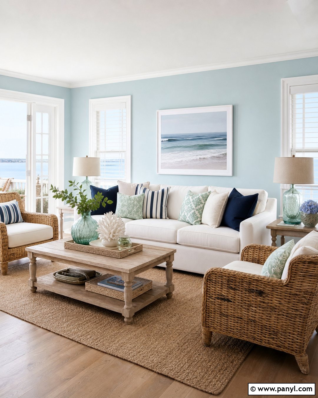 Light Blue Coastal Walls - 35 light blue wall paint ideas