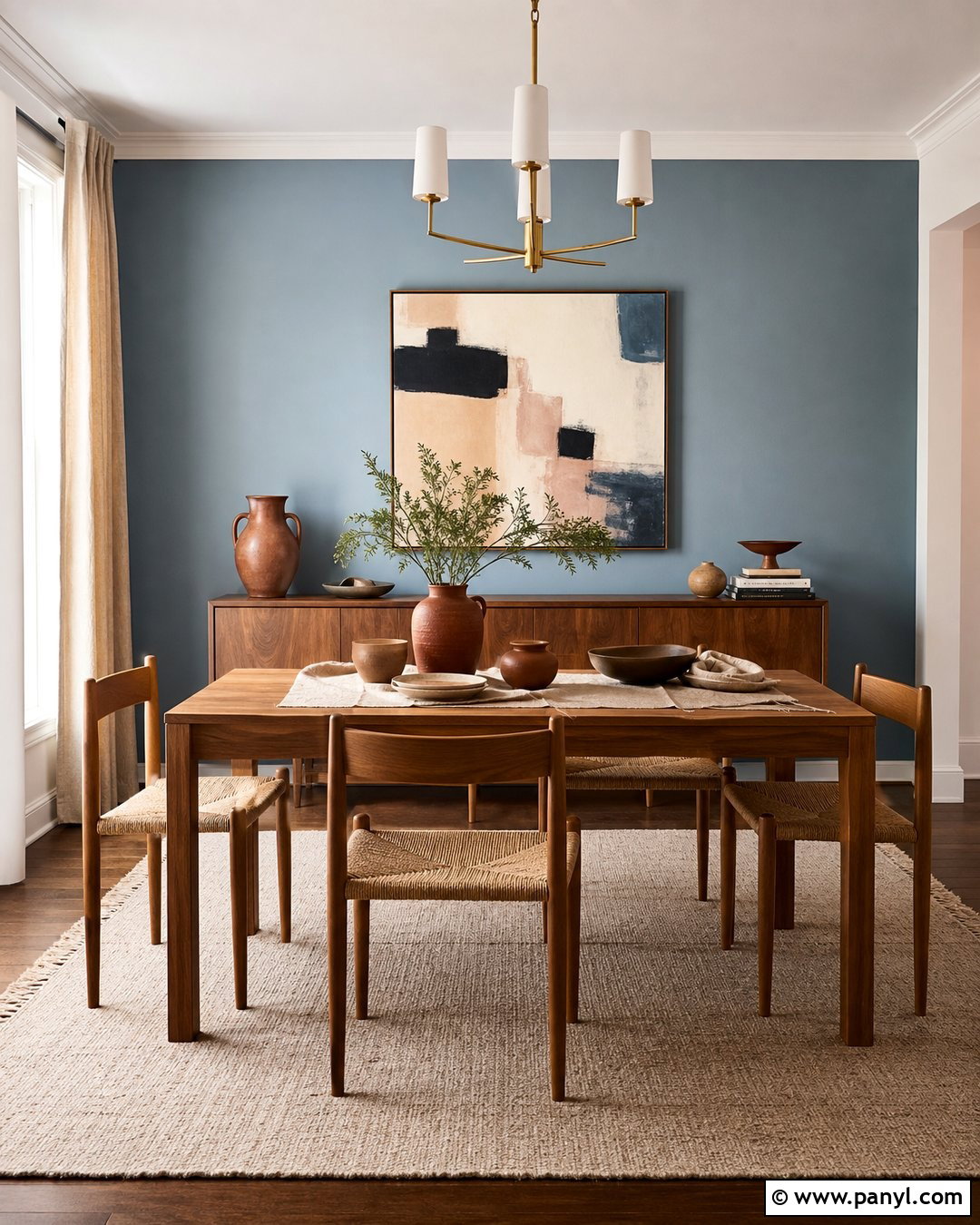 Light Blue Dining Room Accent Wall - 35 light blue accent wall ideas