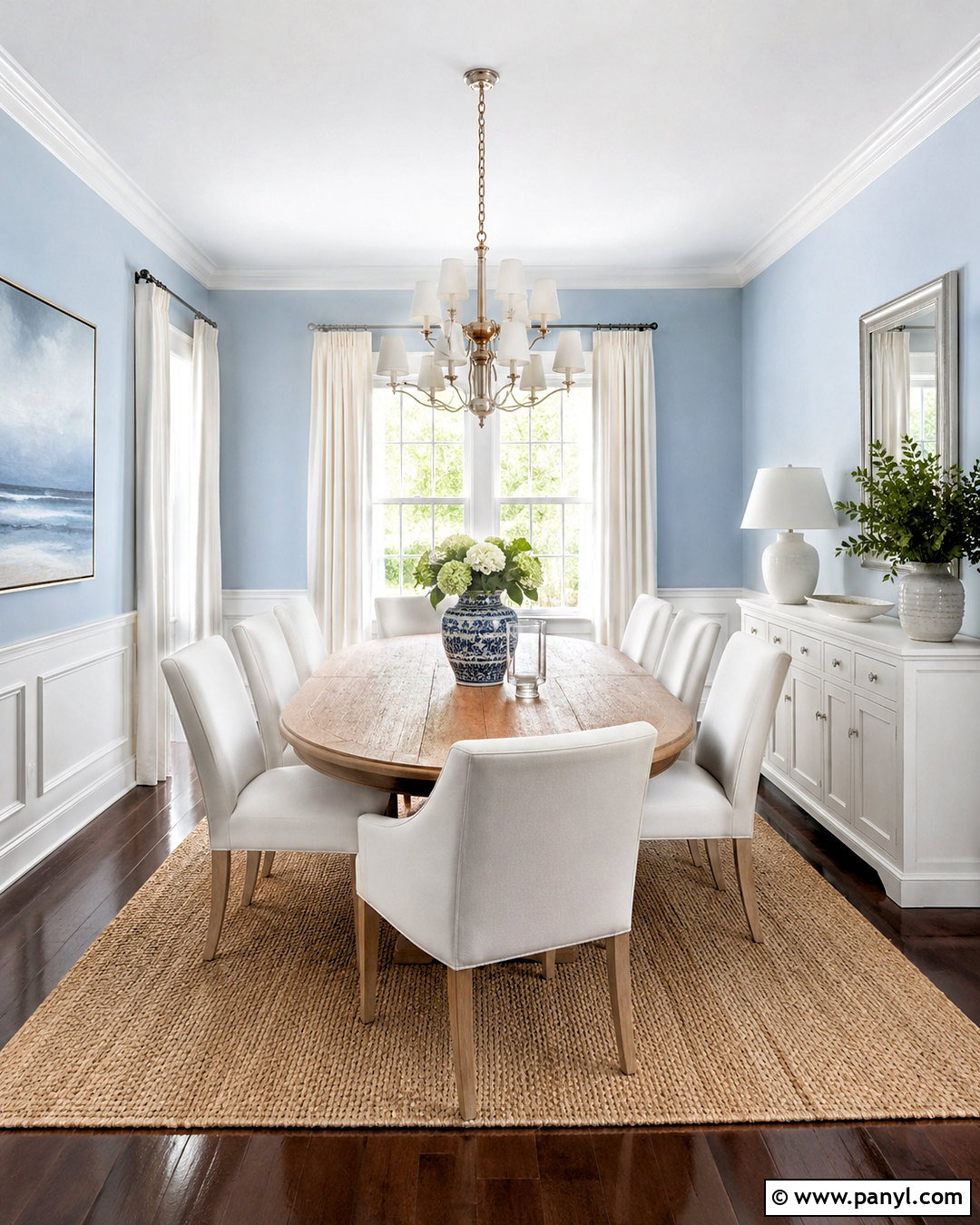 Light Blue Dining Room With White Trim - 20 light blue dining room ideas
