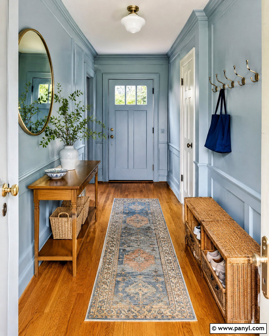 Light Blue Entryway - 20 light blue rooms