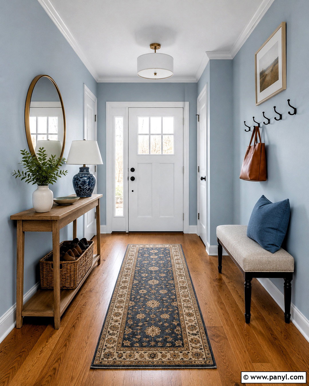 Light Blue Entryway - 20 light blue interior design ideas