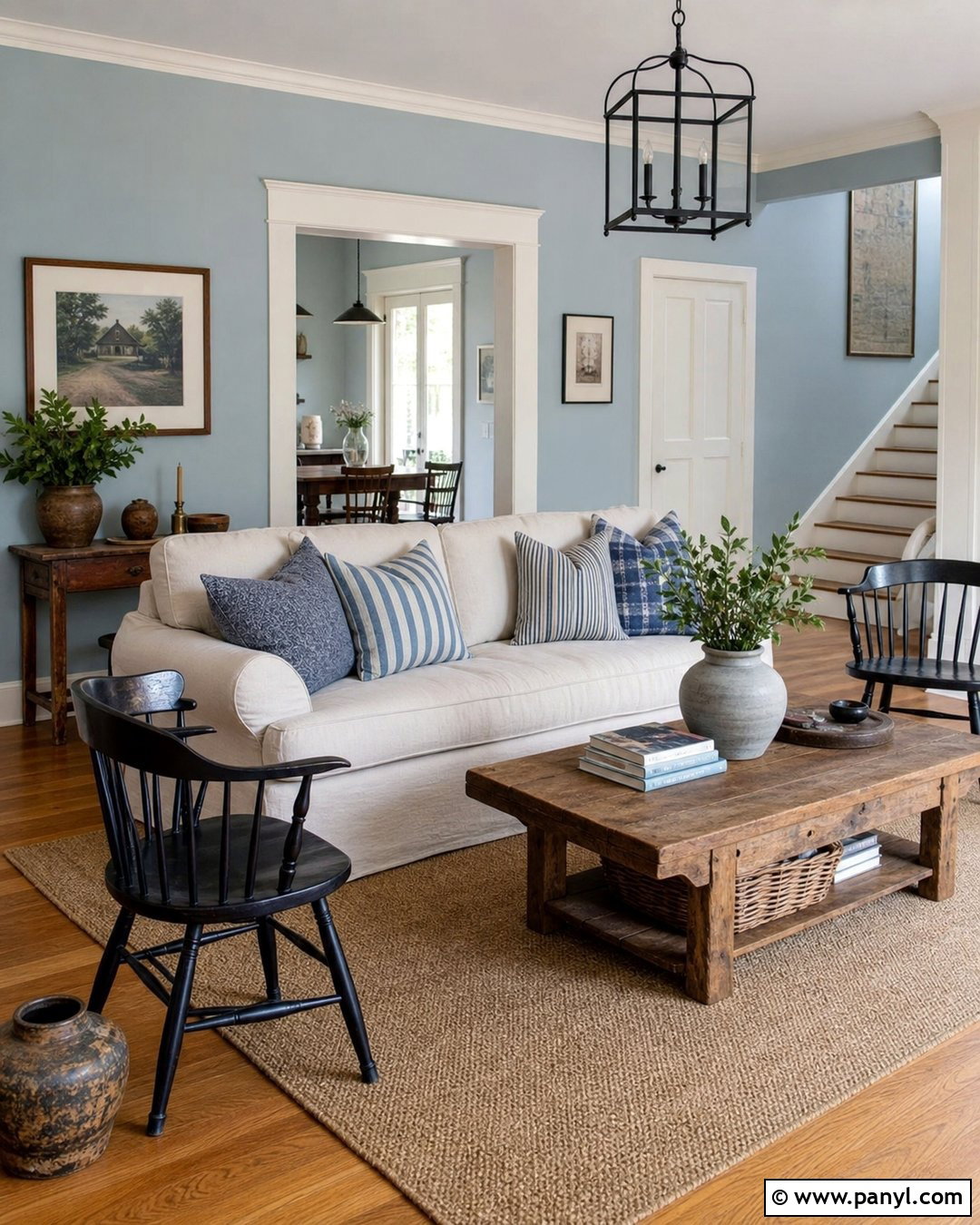 Light Blue Farmhouse Walls - 35 light blue wall paint ideas