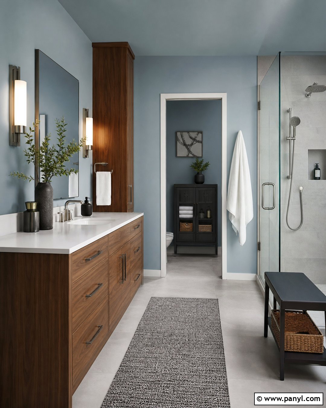 Light Blue Gray Bathroom - 20 Light Blue Color For Bathroom Ideas
