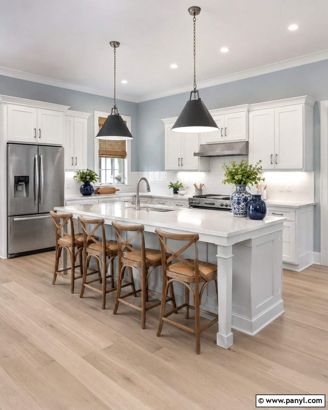 20 Light Blue Gray Wall Color Ideas for Serene Modern Rooms