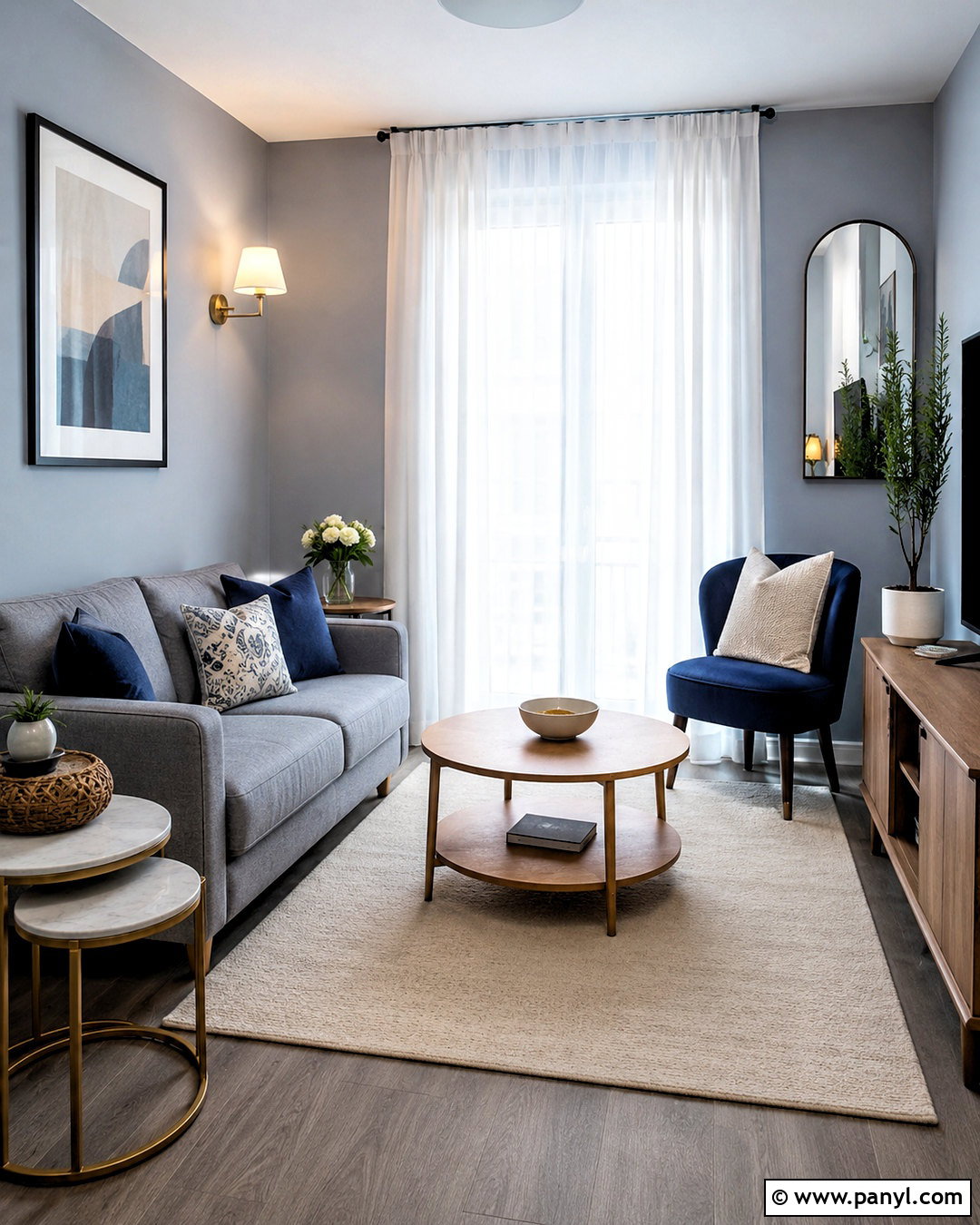 Light Blue Gray Living Room - 20 blue gray living room ideas