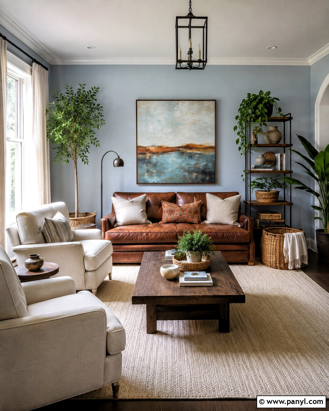 Light Blue Gray Walls With Brown Furniture - 20 light blue walls brown furniture ideas
