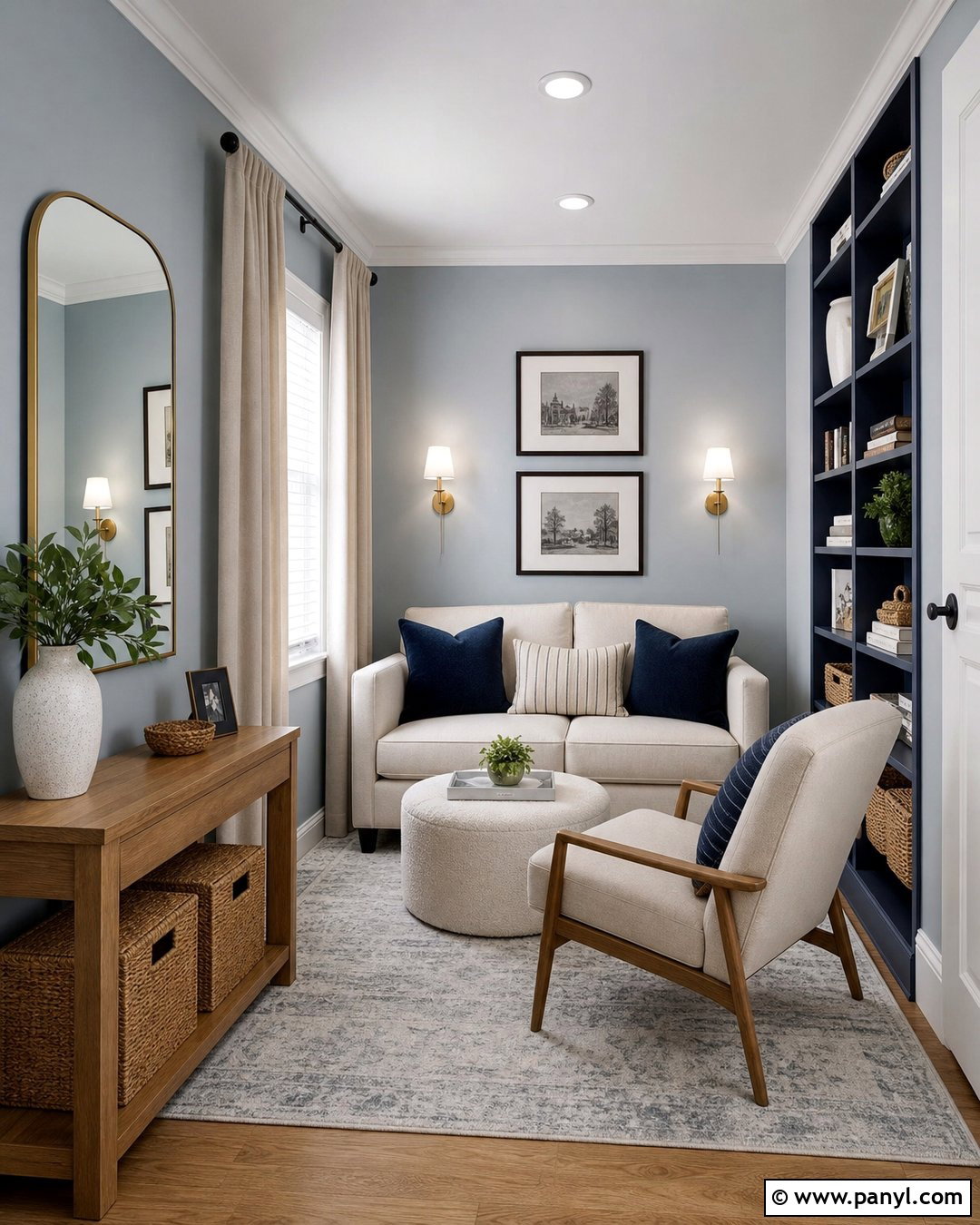 Light Blue-Grey Small Room Walls - 20 Light Blue-Grey Walls