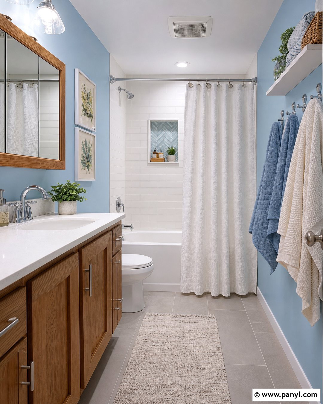 Light Blue Guest Bathroom - 20 Light Blue Color For Bathroom Ideas