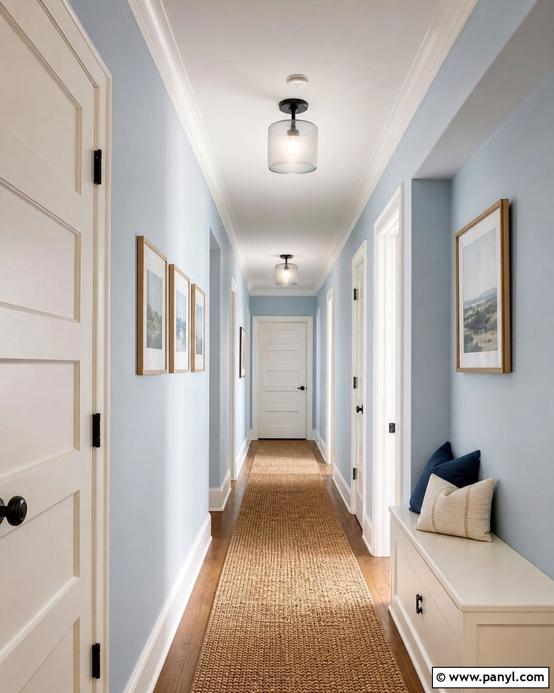 Light Blue Hallway Walls - 35 light blue wall paint ideas