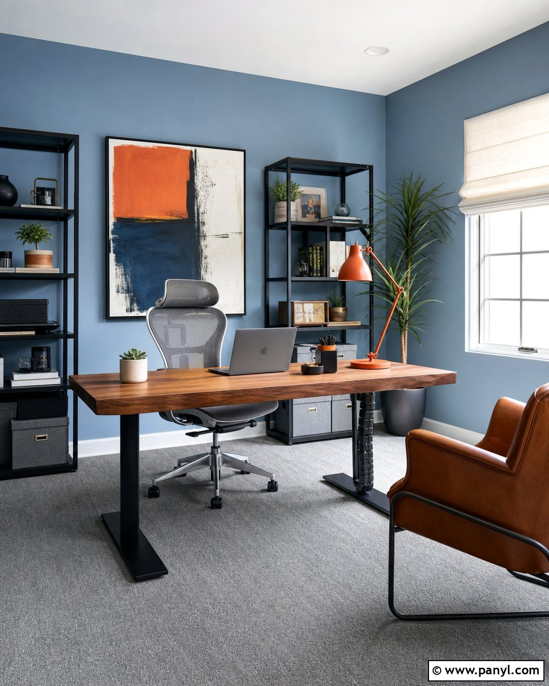20 Light Blue Walls Grey Carpet Ideas for Calm, Cozy Rooms