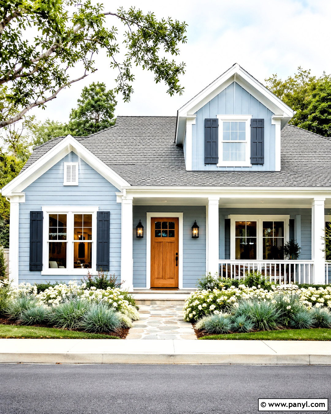 Light Blue House Exterior - 20 outer colour of house ideas