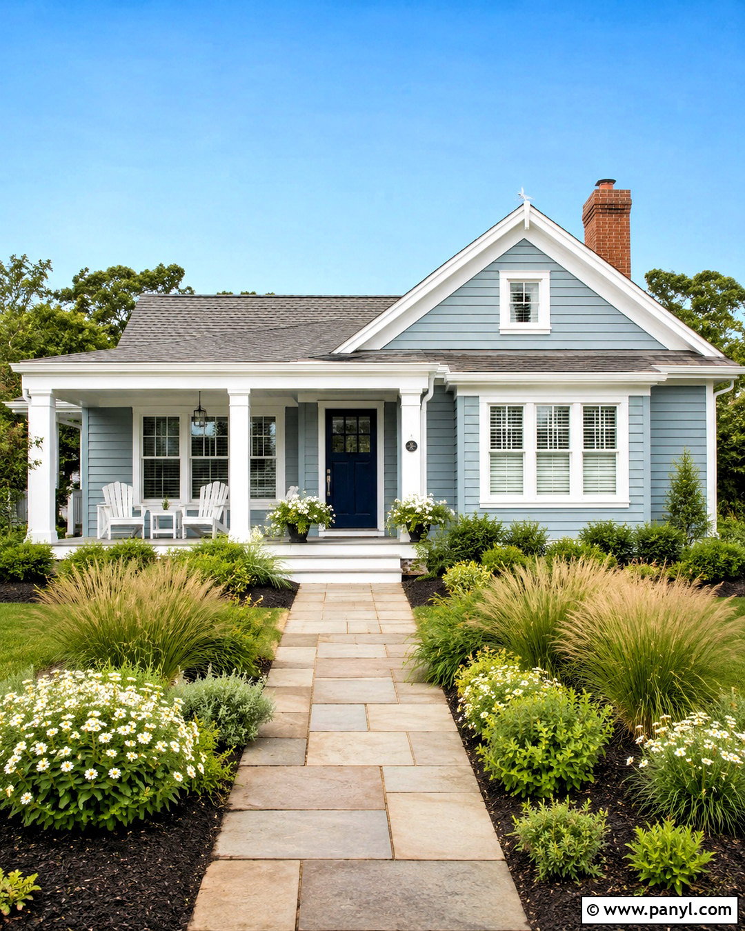 Light Blue House Exterior - 20 outdoor colours for houses