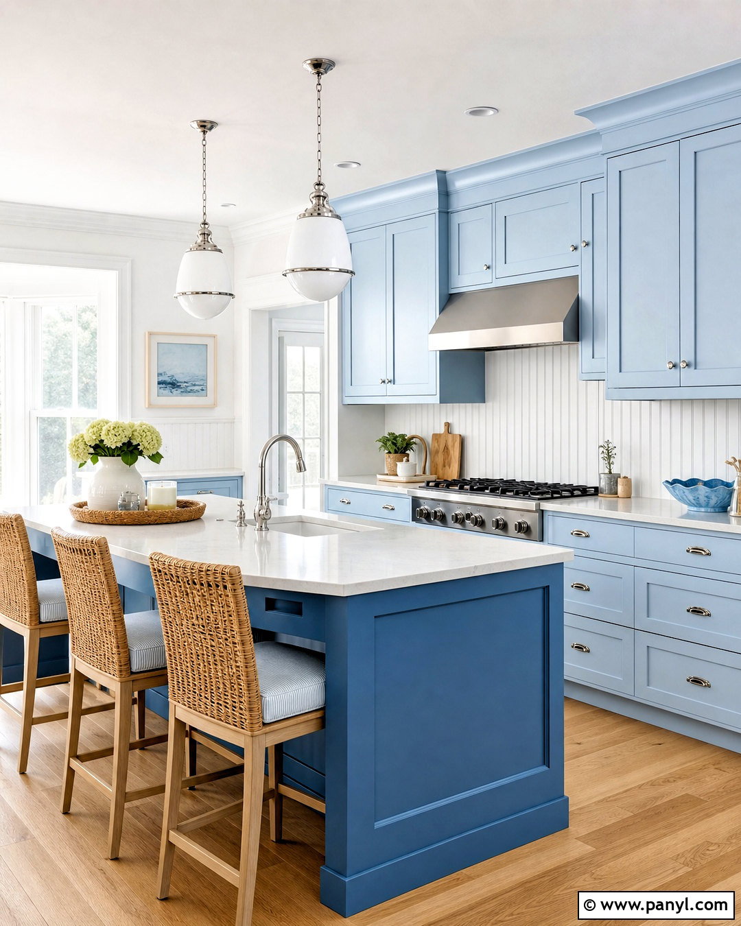 Light Blue Kitchen Color Scheme - 20 kitchen colors schemes paint ideas
