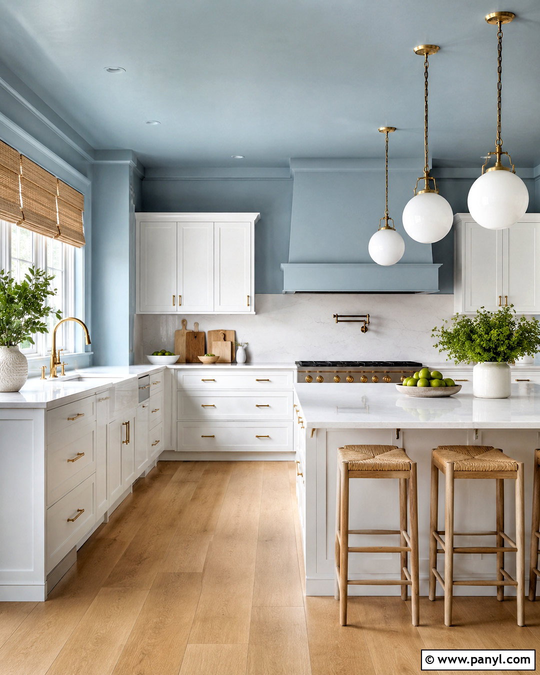 Light Blue Kitchen Walls And Ceiling - 40 light blue kitchen walls