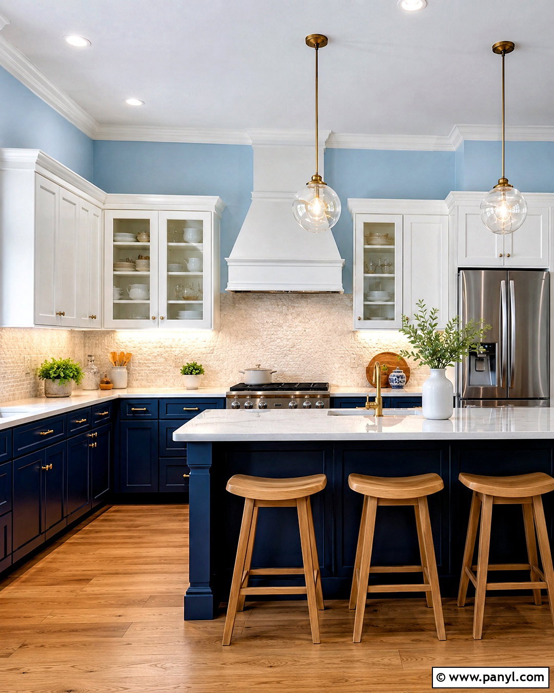 40 Light Blue Kitchen Walls for a Fresh, Airy Cooking Space