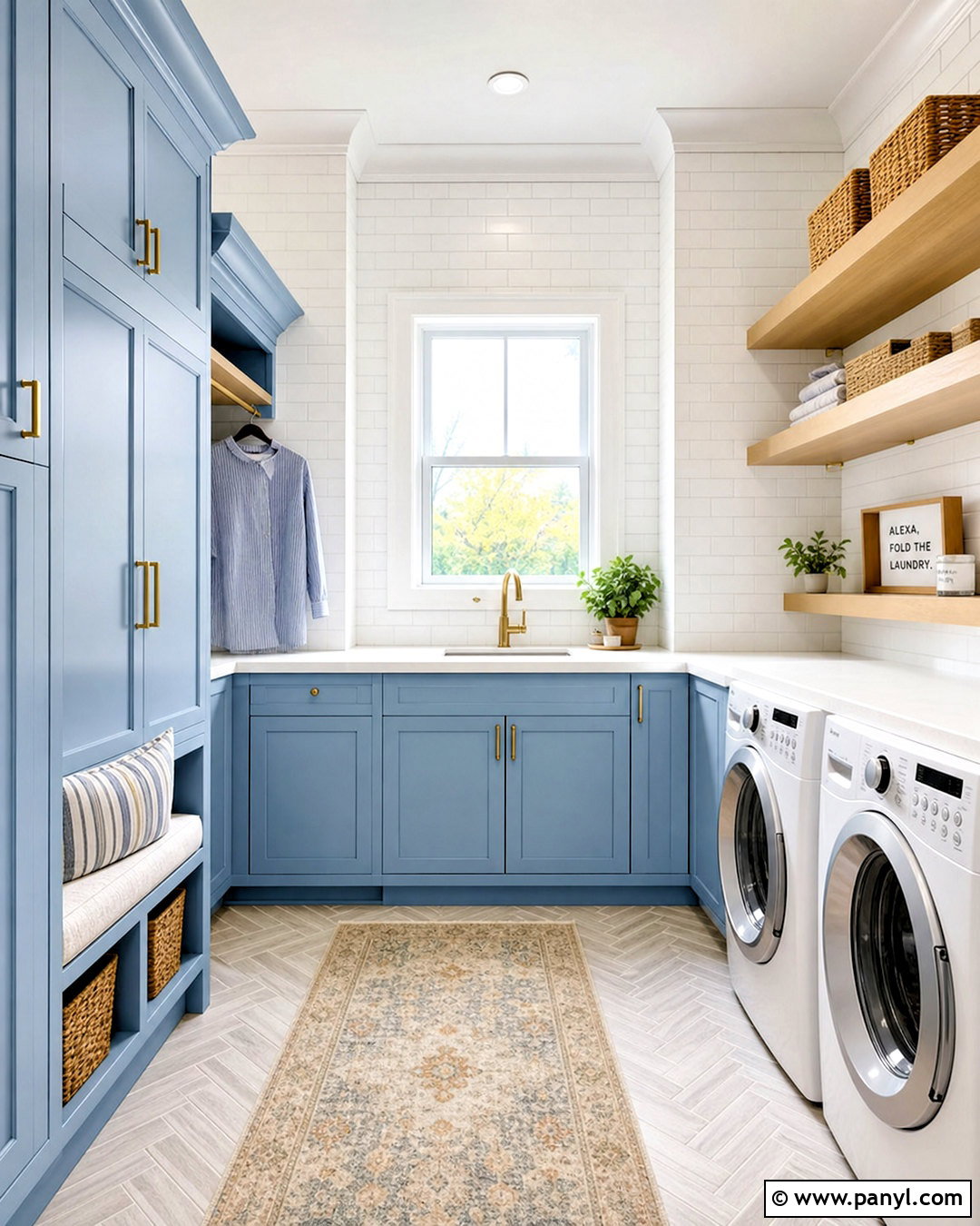 Light Blue Laundry Room Cabinets - 20 light blue interior ideas