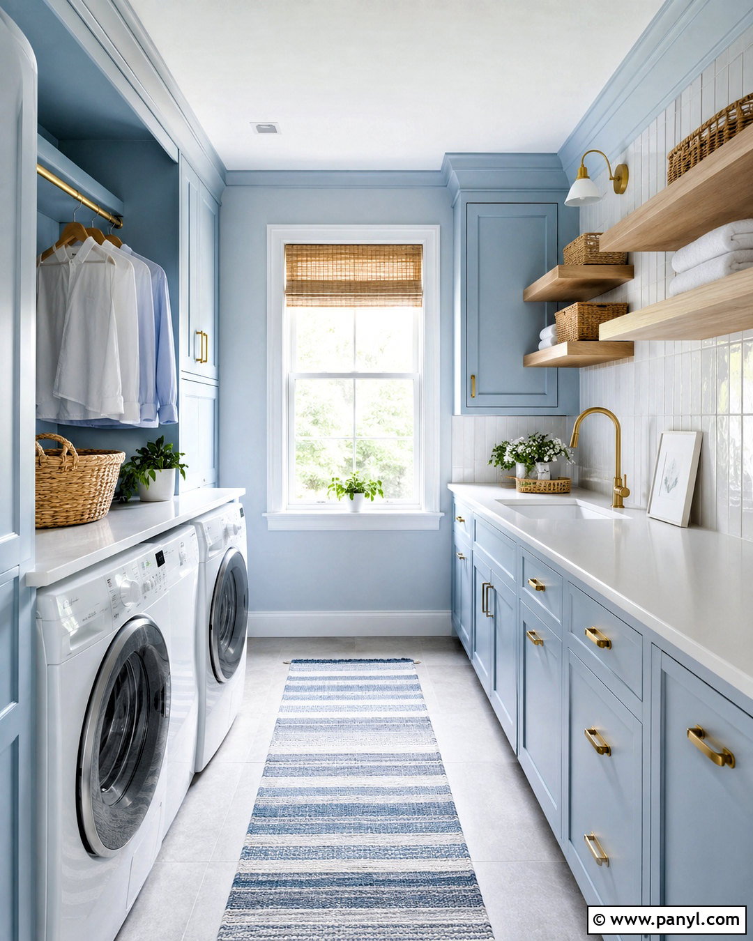 Light Blue Laundry Room - 20 light blue interior design ideas